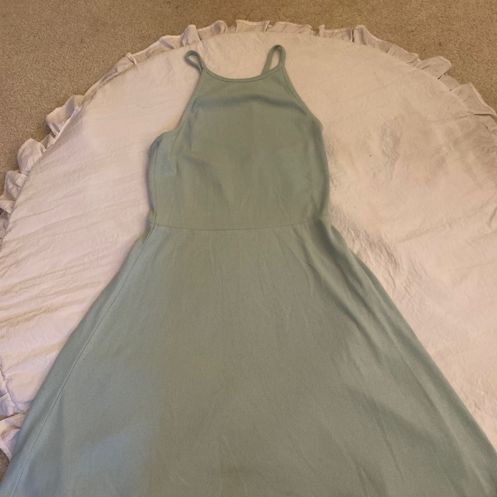 Blue dress